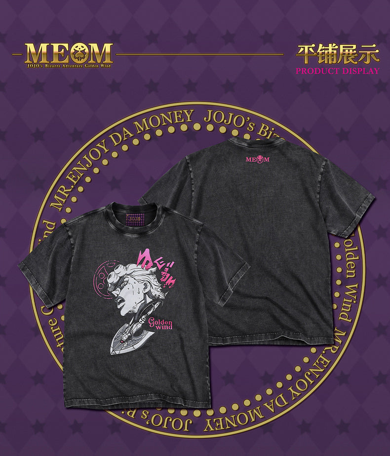 MEDM×JOJO's Bizarre Adventure Golden Wind T-shirt