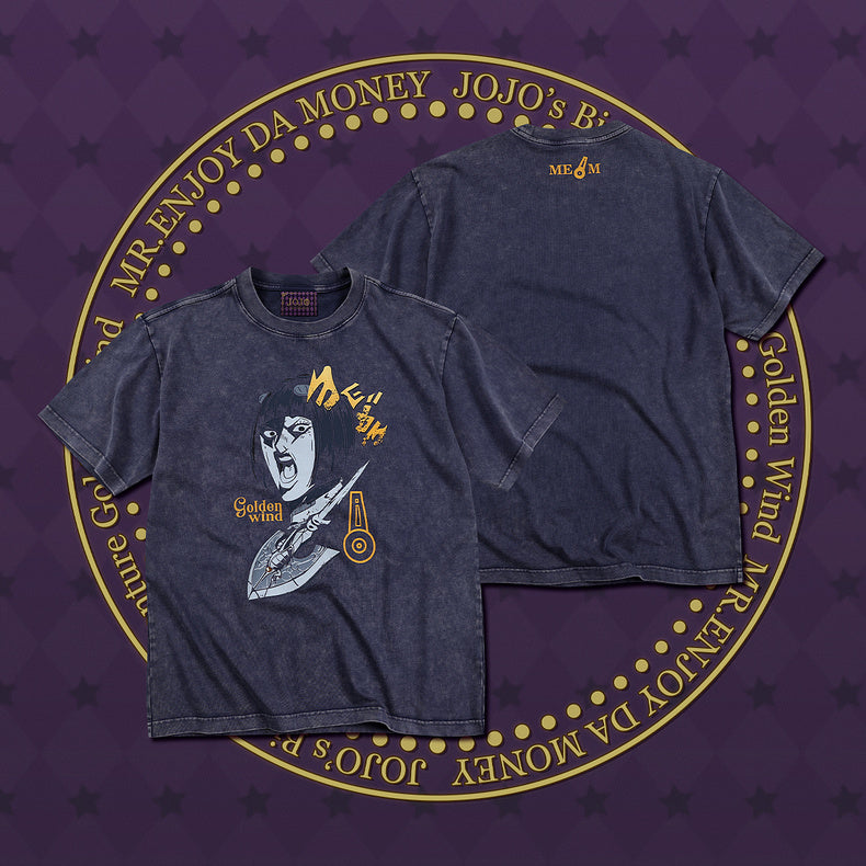 MEDM×JOJO's Bizarre Adventure Golden Wind T-shirt