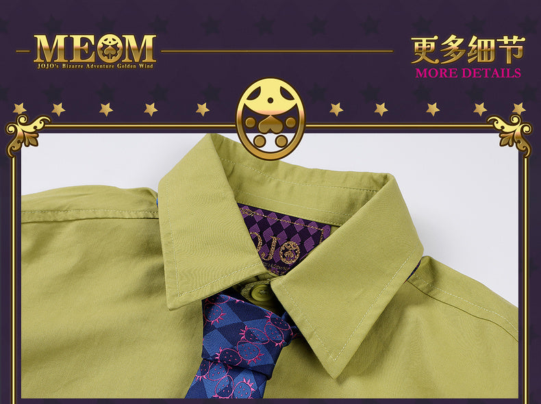 MEDM×JOJO Pannacotta Fugo green shirt