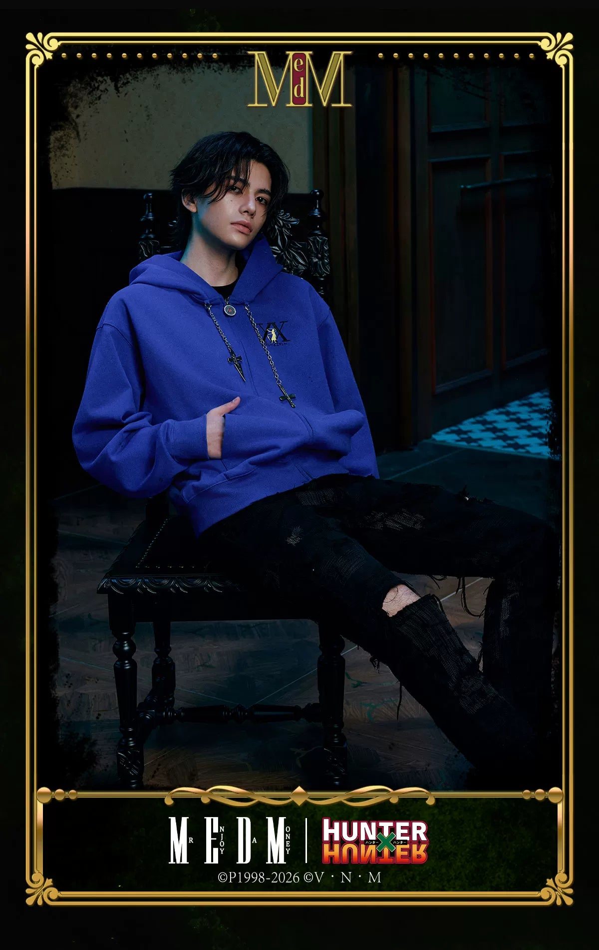 MEDM× Hunter Zip-up hoodie