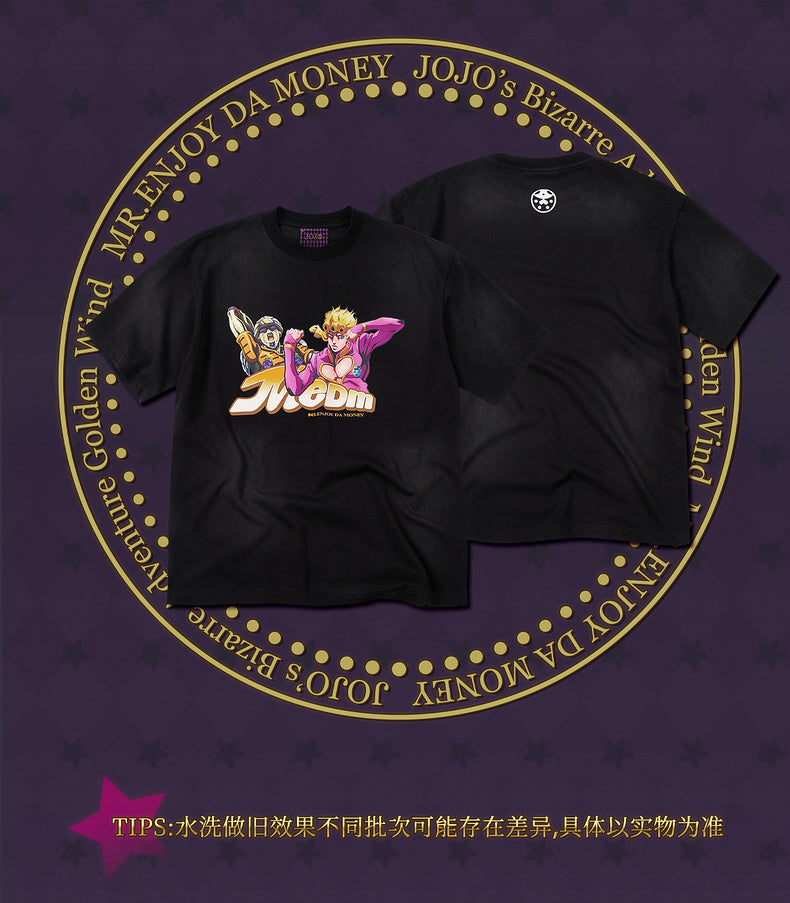 MEDM×JOJO's Bizarre Adventure Golden Wind T-shirt
