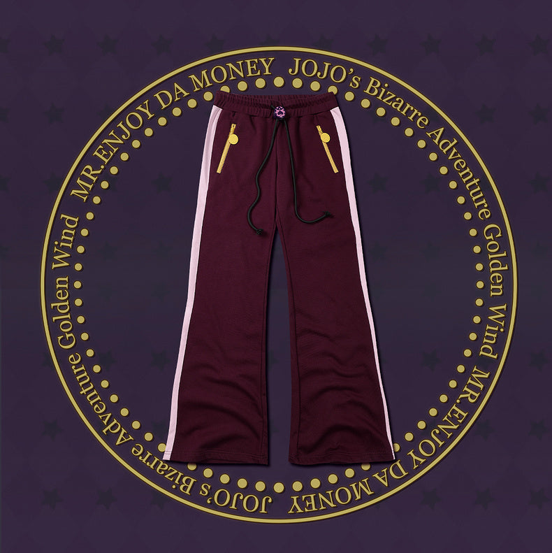 MEDM×JOJO's Bizarre Adventure Golden Wind Color-block suit pants