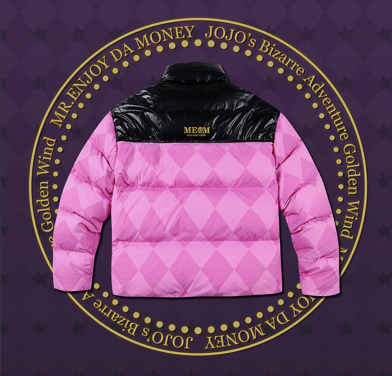 MEDM×JOJO's Bizarre Adventure Golden Wind down coat
