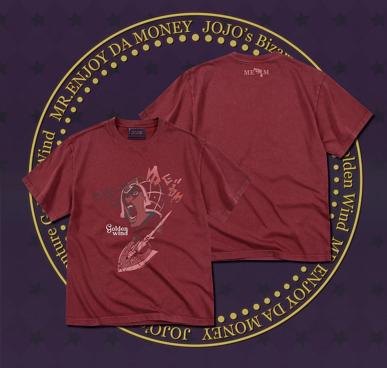 MEDM×JOJO's Bizarre Adventure Golden Wind T-shirt