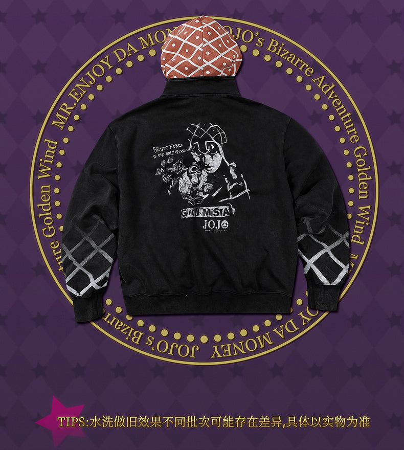 MEDM×JOJO Guīdo Mista Hooded jacket