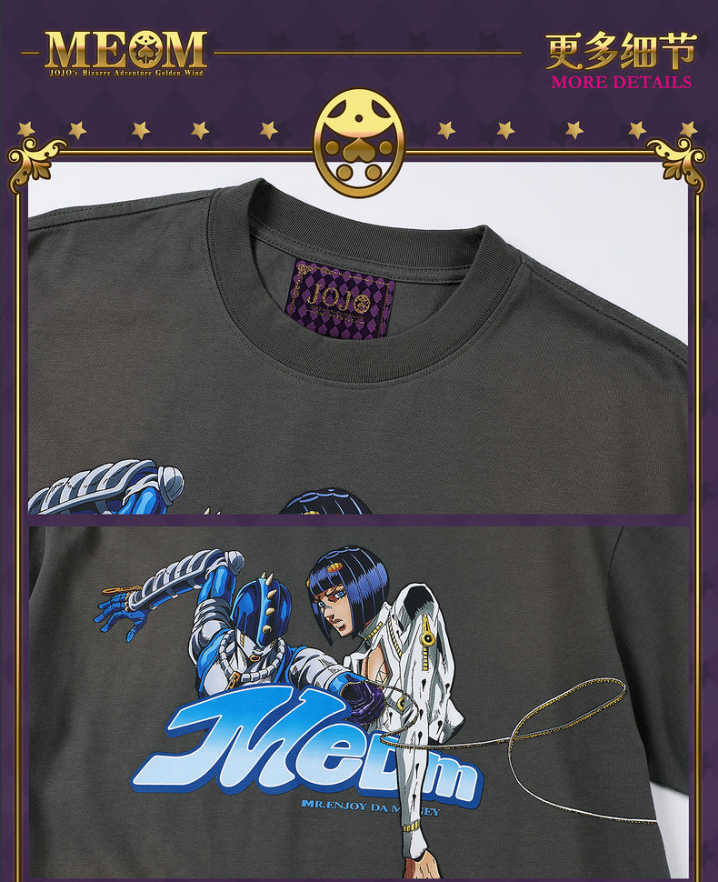 MEDM×JOJO's Bizarre Adventure Golden Wind T-shirt