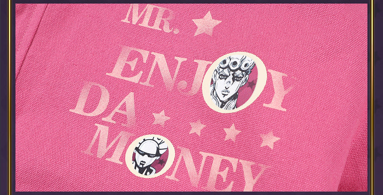 MEDM×JOJO's Bizarre Adventure Golden Wind Pink jacket