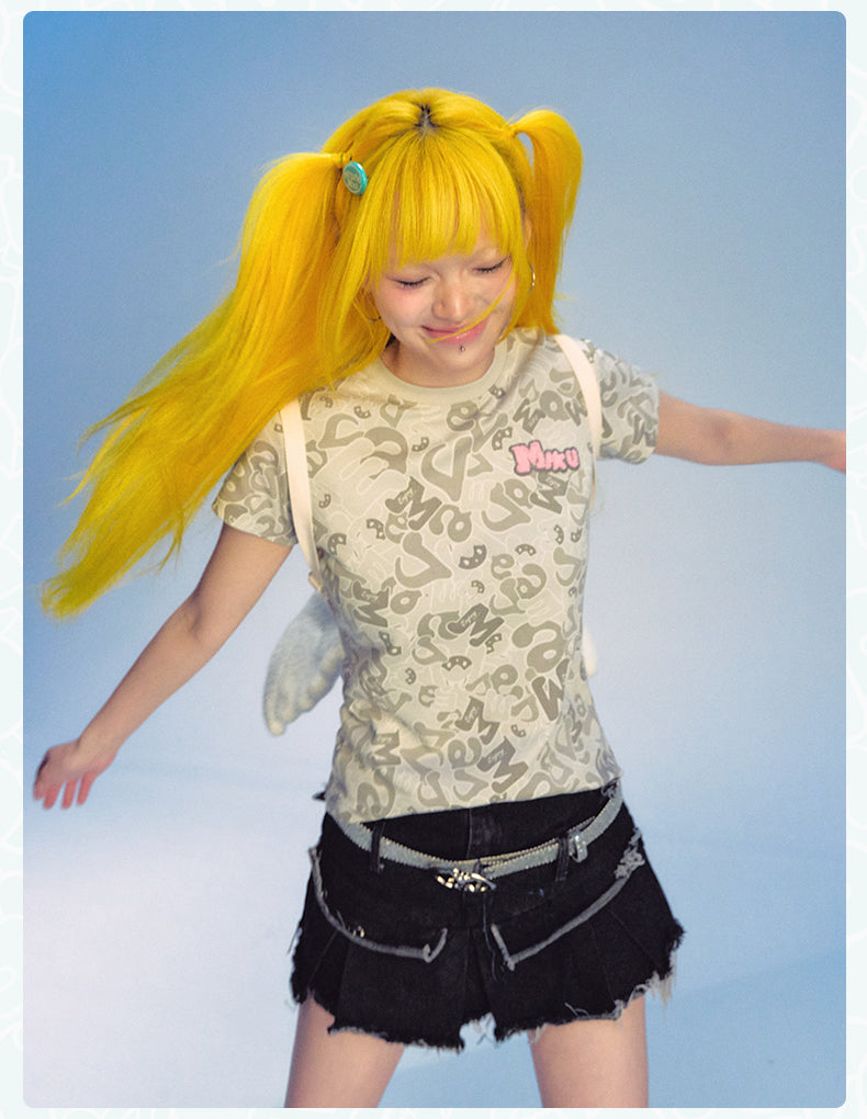 MEDM×Hatsune Miku Camouflage T-Shirts
