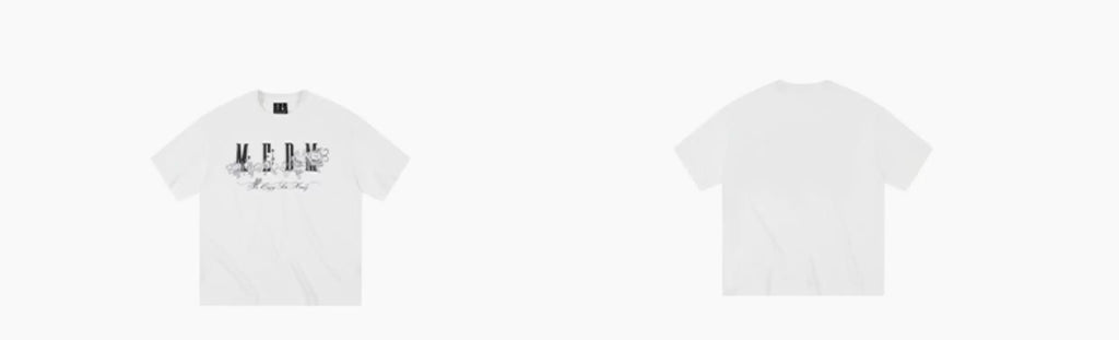 MEDM Rose Embroidery Beaded T-shirt