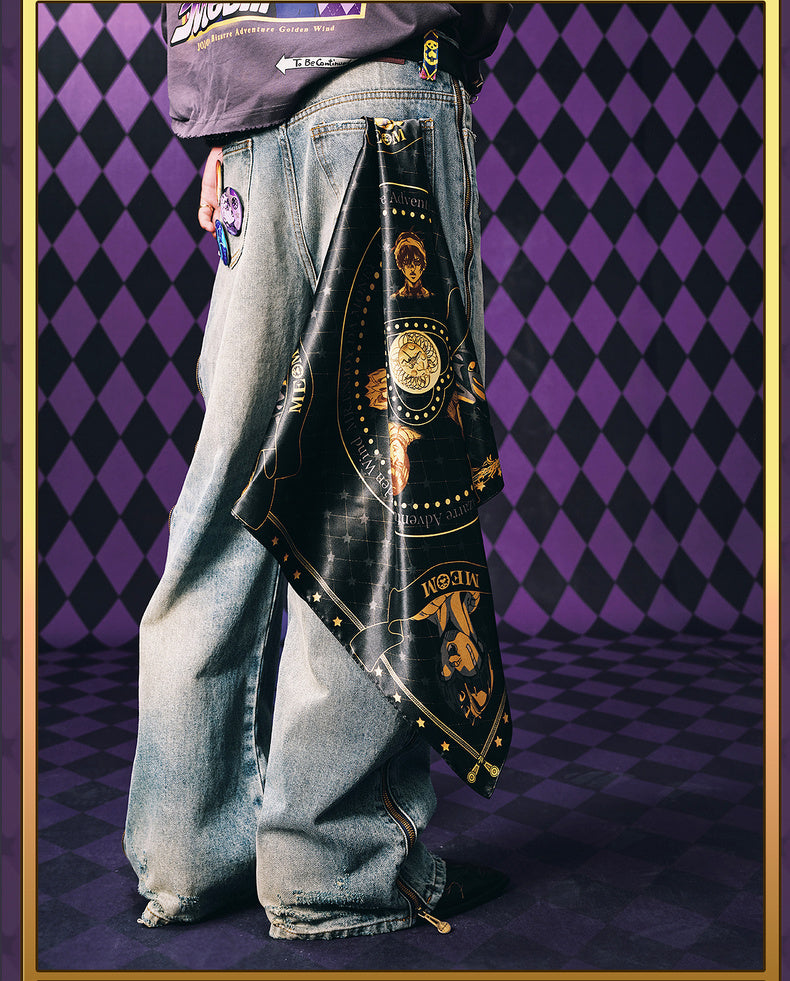 MEDM×JOJO's Bizarre Adventure Golden Wind Square scarf