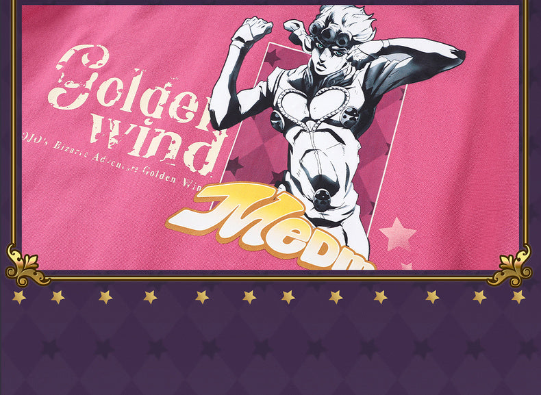 MEDM×JOJO's Bizarre Adventure Golden Wind Pink jacket