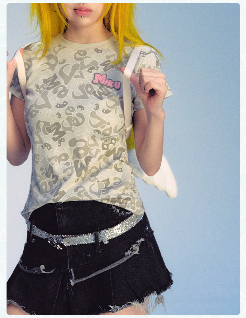 MEDM×Hatsune Miku Camouflage T-Shirts
