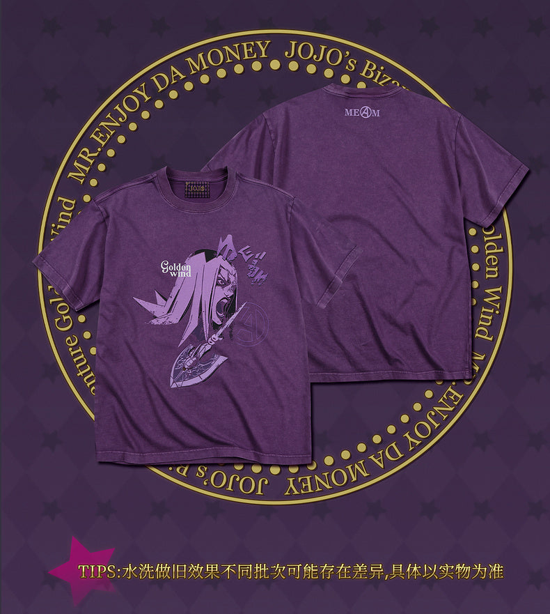 MEDM×JOJO's Bizarre Adventure Golden Wind T-shirt
