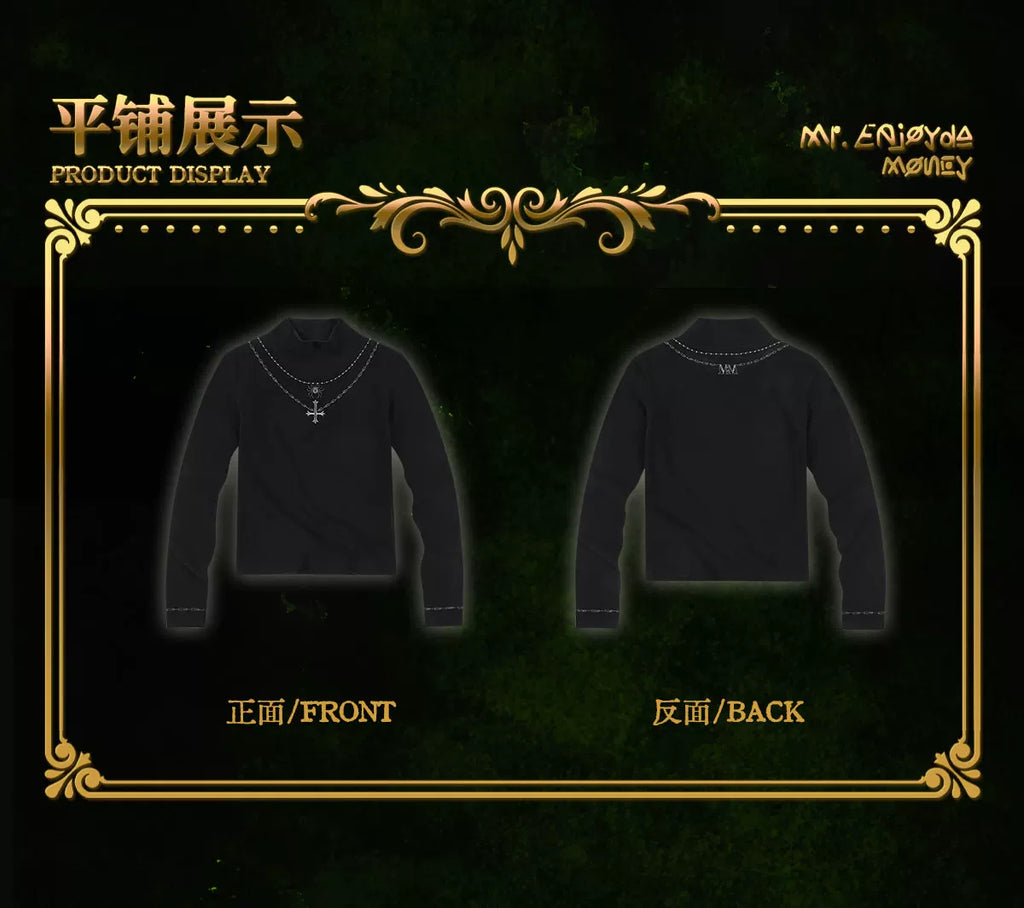 MEDM × Hunter  Long-sleeve fitted top