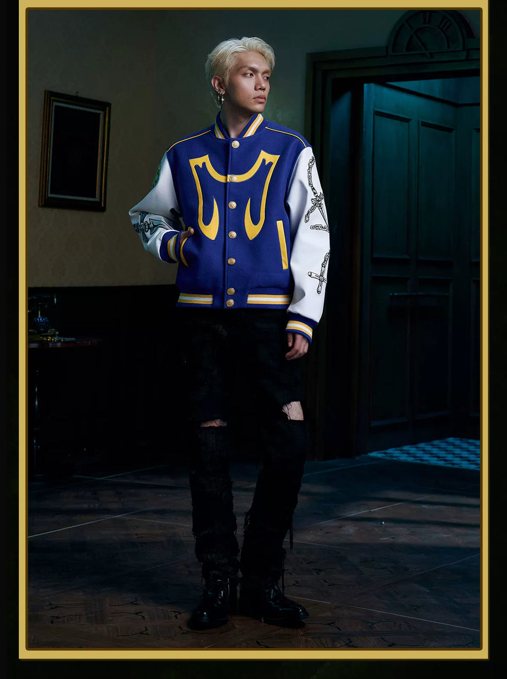 MEDM  × Hunter  Baseball jacket
