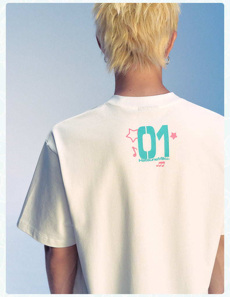 MEDM×Hatsune Miku Silhouette T-Shirts