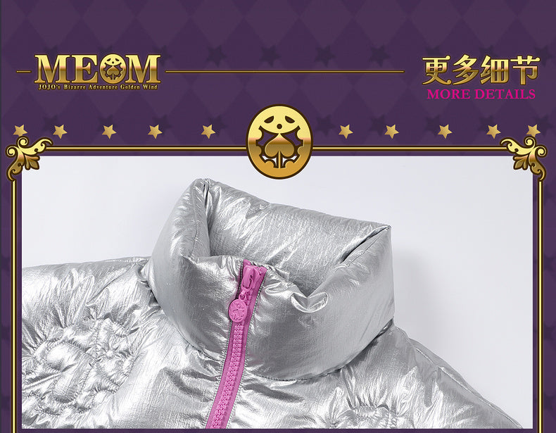 MEDM×JOJO's Bizarre Adventure Golden Wind down coat