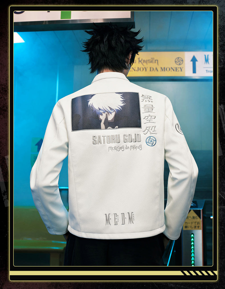 MEDM×Jujutsu Kaisen Satoru Gojo Leather jacket