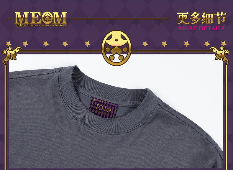MEDM×JOJO's Bizarre Adventure Golden Wind Character Graffiti T-Shirt